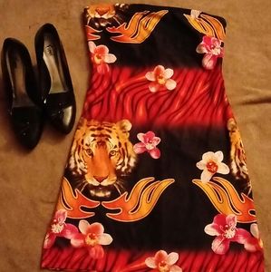 Sleeveless mini dress